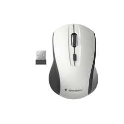 RATON GEMBIRD INALAMBRICO BLANCO NEGRO 4 BOTONES