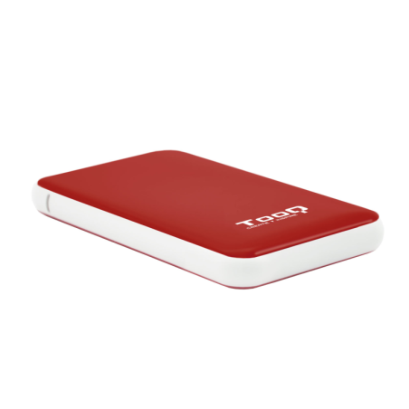 CAJA EXTERNA TQE 2528R 25 95 MM SATA USB 31 GEN1 ROJA
