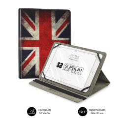 FUNDA TABLET SUBBLIM TRENDY CASE ENGLAND 101