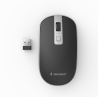 RATON GEMBIRD WIRELESS OPTICAL BLACK SILVER