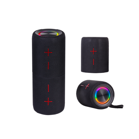 ALTAVOZ BLUETOOTH TREVI XR 8A44 DOUBLE 2X10W AMPLIFSPKR AW 2IN1 BLACK