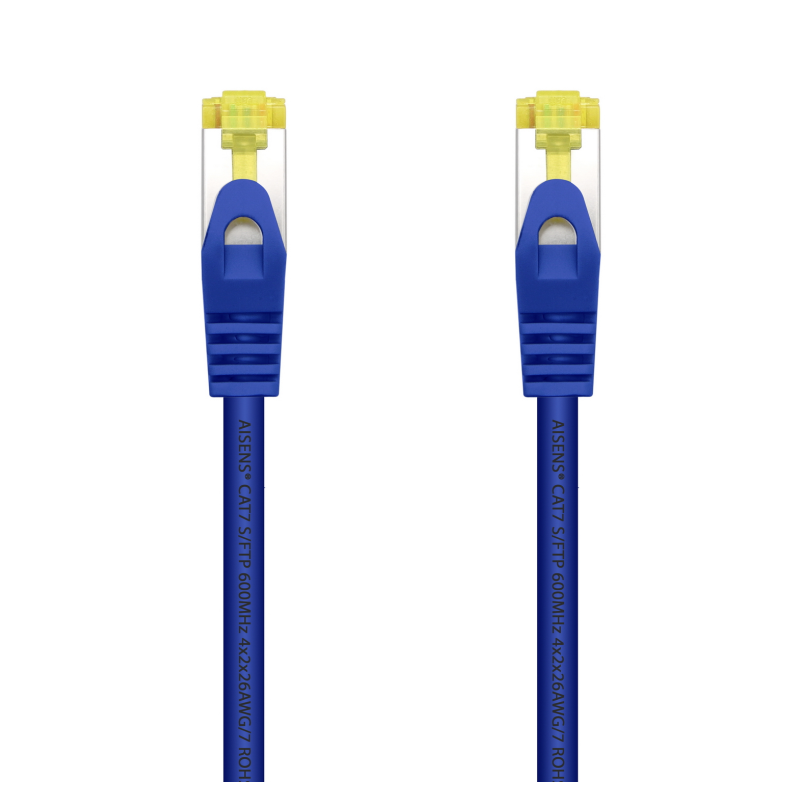 CABLE RED AISENS LATIGUILLO RJ45 LSZH CAT7 SFTP PIMF 10M AZUL