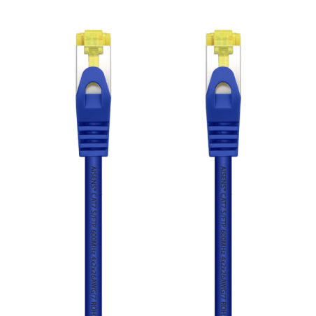 CABLE RED AISENS LATIGUILLO RJ45 LSZH CAT7 SFTP PIMF 10M AZUL