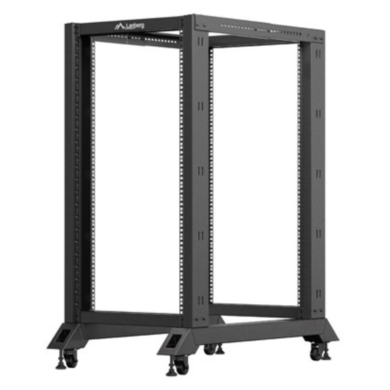 ARMARIO LANBERG ABIERTO RACK 19 22U 600X1000 NEGRO