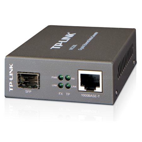 CONVERSOR MEDIOS TPLINK MC220L SFP RJ45 GIGA 05KM