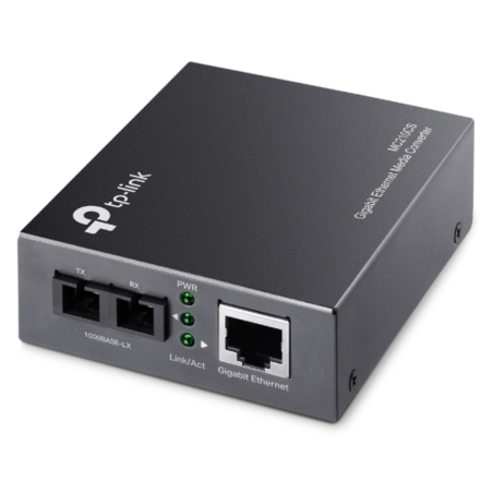 CONVERSOR MEDIOS TP LINK MC210CS SINGLE MODE SC UPC RJ45 GIGA 15KM