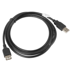 CABLE ALARGADOR LANBERG USB 20 MACHO HEMBRA 18M NEGRO