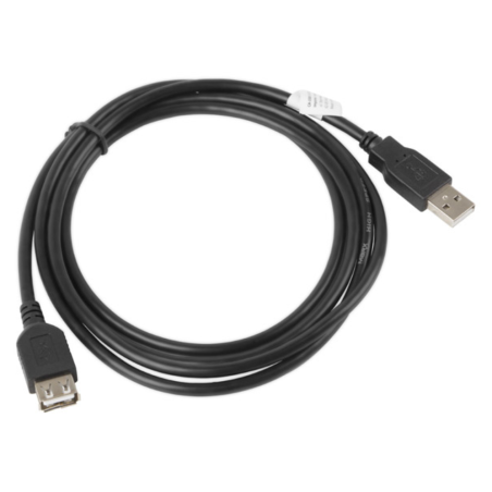 CABLE ALARGADOR LANBERG USB 20 MACHO HEMBRA 18M NEGRO