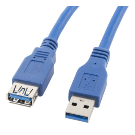 CABLE ALARGADOR LANBERG USB 30 MACHO HEMBRA 18M AZUL