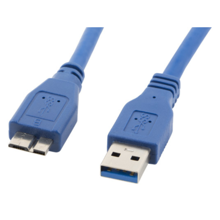 CABLE USB LANBERG 30 MACHO MICRO USB MACHO 05M AZUL