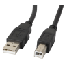 CABLE IMPRESORA LANBERG USB MACHO USB MACHO FERRITA 18M NEGRO