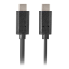 CABLE 20 LANBERG USB C MACHO USB C MACHO 05M NEGRO