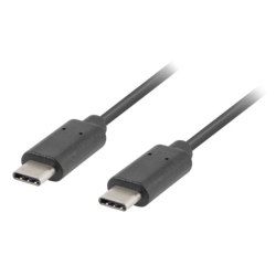 CABLE 20 LANBERG USB C MACHO USB C MACHO 1M NEGRO