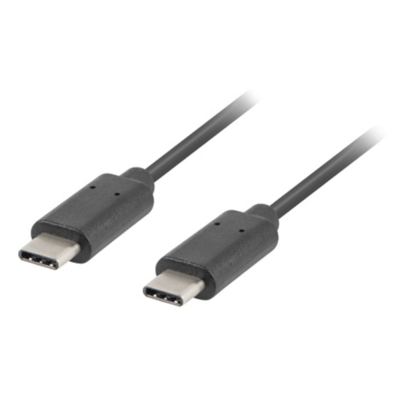 CABLE 20 LANBERG USB C MACHO USB C MACHO 1M NEGRO