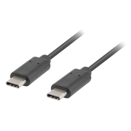 CABLE 20 LANBERG USB C MACHO USB C MACHO 1M NEGRO