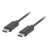 CABLE 20 LANBERG USB C MACHO USB C MACHO 1M NEGRO