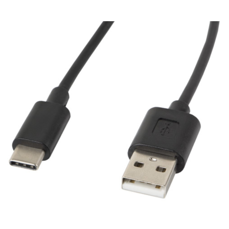 CABLE USB LANBERG 20 MACHO USB C MACHO 18M NEGRO