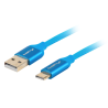 CABLE USB LANBERG 20 MACHO USB C MACHO QUICK CHARGE 30 1M AZUL