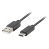 CABLE USB LANBERG 31 MACHO USB C MACHO 1M NEGRO