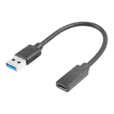 ADAPTADOR LANBERG USB 31 TIPO C USB TIPO A 15CM