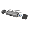 LECTOR DE TARJETAS NATEC SCARAB 3 USB 31 GEN 1 USB A USB C SD MICRO SD