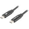 CABLE USB LANBERG 20 MACHO USB C MACHO QUICK CHARGE 40 18M NEGRO