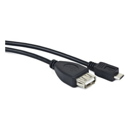 CABLE USB LANBERG MICRO M A USB A F 20 OTG NEGRO 15CM OEM