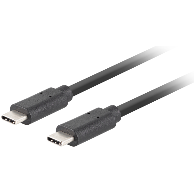 CABLE USB C LANBERG 31 GEN 2 MACHO MACHO 10GB S PD100W 05M NEGRO