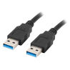 CABLE USB 30 LANBERG MACHO MACHO 05M NEGRO
