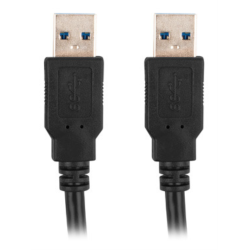 CABLE USB 30 LANBERG MACHO MACHO 18M NEGRO