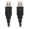 CABLE USB 30 LANBERG MACHO MACHO 18M NEGRO