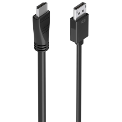 CABLE CONVERSOR AISENS DISPLAYPORT M A HDMI M 4K60HZ NEGRO 50M