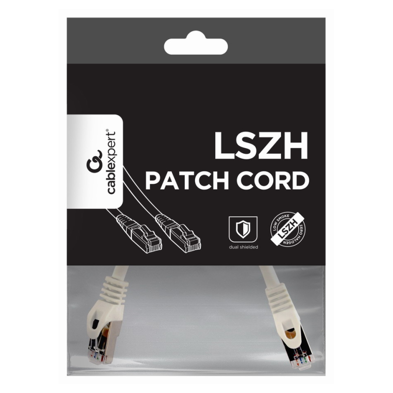 CABLE RED S FTP GEMBIRD CAT 6A LSZH BLANCO 025 M