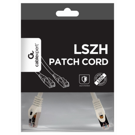 CABLE RED S FTP GEMBIRD CAT 6A LSZH BLANCO 025 M