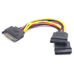 CABLE ALIMENTACION GEMBIRD SATA PLANO 015M