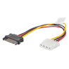 CABLE ALIMENTACION LANBERG MOLEX HEMBRA SATA MACHO 15CM