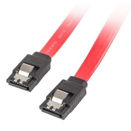 CABLE SATA III LANBERG 6GB S HEMBRA HEMBRA CLIP METAL 05M