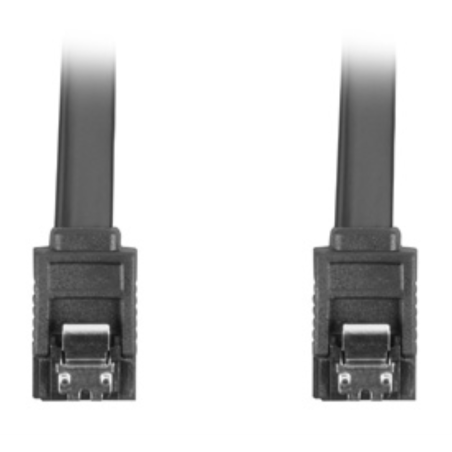 CABLE SATA III LANBERG 6GB S HEMBRA HEMBRA CLIP METAL 05M ROJO