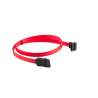 CABLE SATA III LANBERG 6GB S HEMBRA HEMBRA ANGULO 05M ROJO