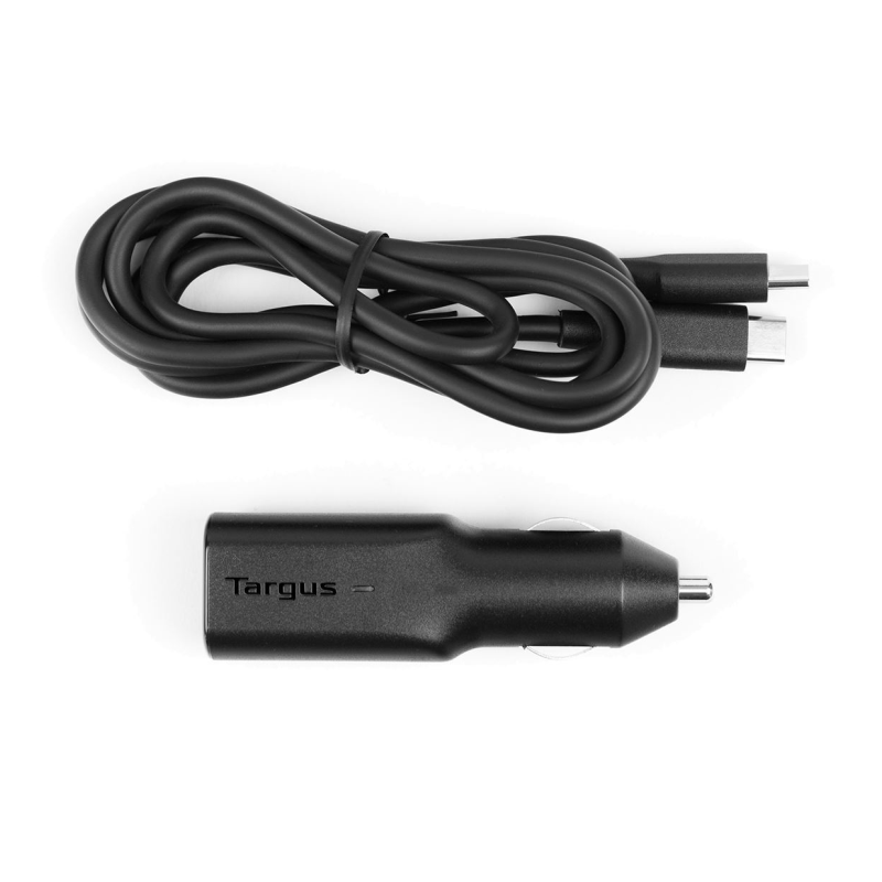 CARGADOR UNIVERSAL COCHE TARGUS PARA PORTATIL 45W TIPO C NEGRO