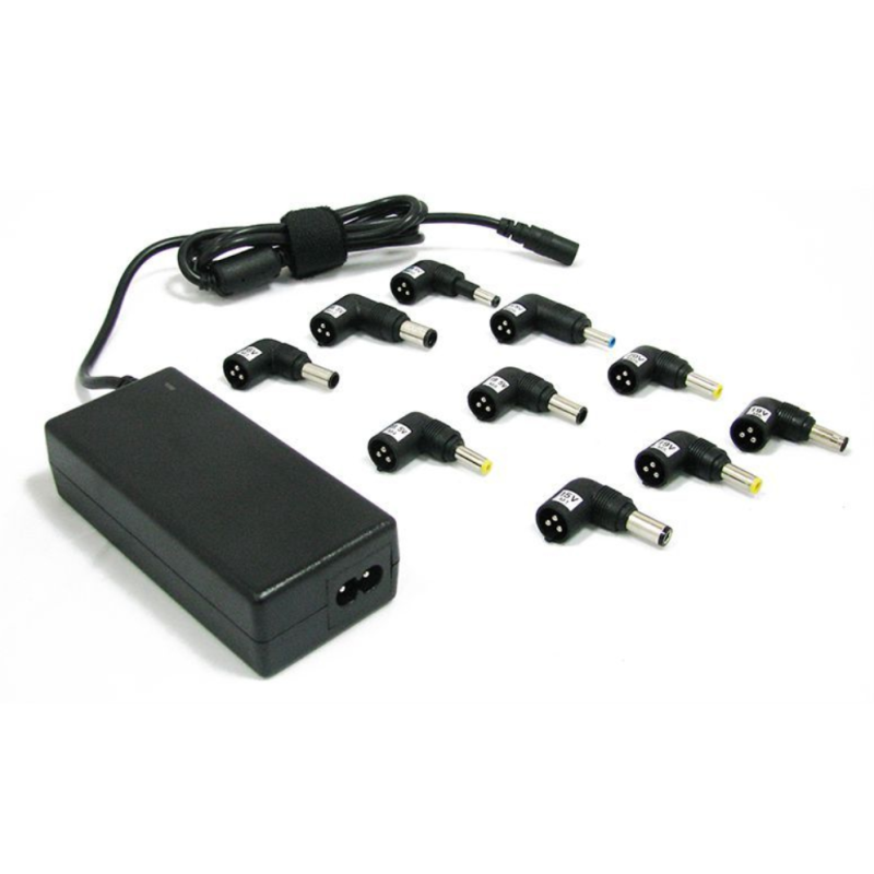 CARGADOR PARA PORTATIL AUTOMATICO UNIVERSAL LEOTEC 70W NEGRO