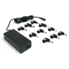 CARGADOR PARA PORTATIL AUTOMATICO UNIVERSAL LEOTEC 70W NEGRO