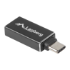 ADAPTADOR USB LANBERG USB C M 31 A USB A H OTG NEGRO
