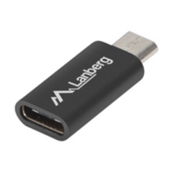 ADAPTADOR LANBERG USB 20 TIPO C F MICRO B MACHO NEGRO