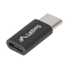 ADAPTADOR LANBERG USB 20 TIPO C MACHO MICRO B HEMBRA NEGRO
