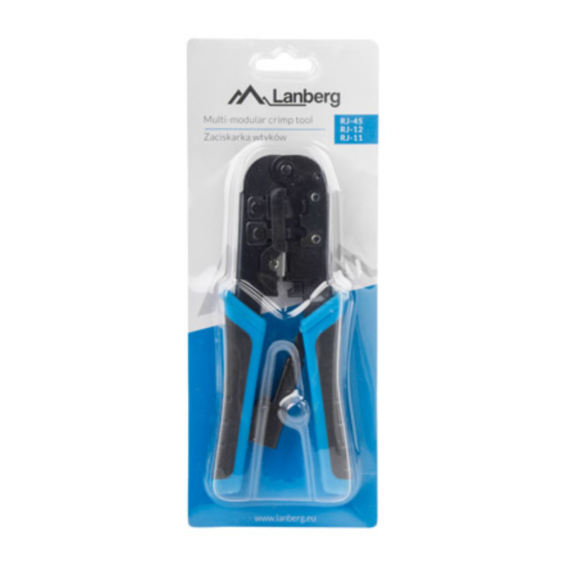 CRIMPADORA LANBERG UNIVERSAL RJ45 RJ11 RJ12 RJ9