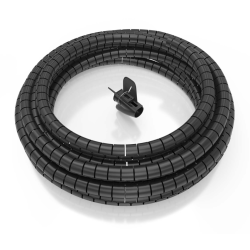 ORGANIZADOR CABLE AISENS EN ESPIRAL 25MM NEGRO 100M