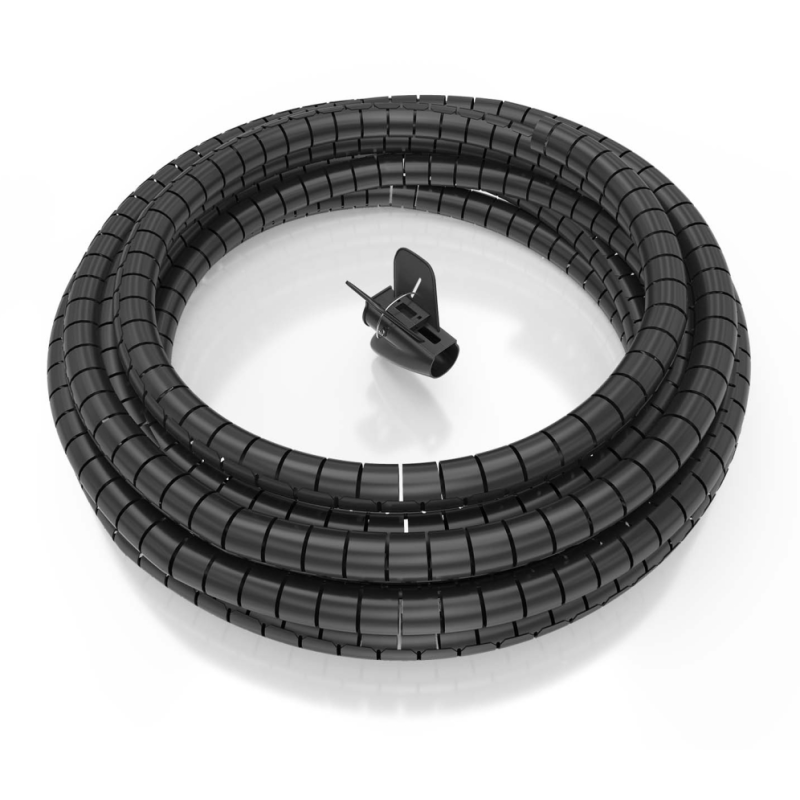 ORGANIZADOR CABLE AISENS EN ESPIRAL 25MM NEGRO 100M