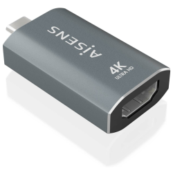 ADAPTADOR CONVERSOR AISENS ALUMINIO USB C M A HDMI 4K60HZ H GRIS