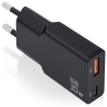 CARGADOR AISENS GAN ULTRA DELGADO 30W USB C PD30 QC40 USB A QC30